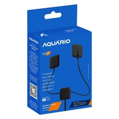 Antena Interna Aquário DTV-300 Invisível VHF, UHF, HDTV, 4K, FM 2,5m