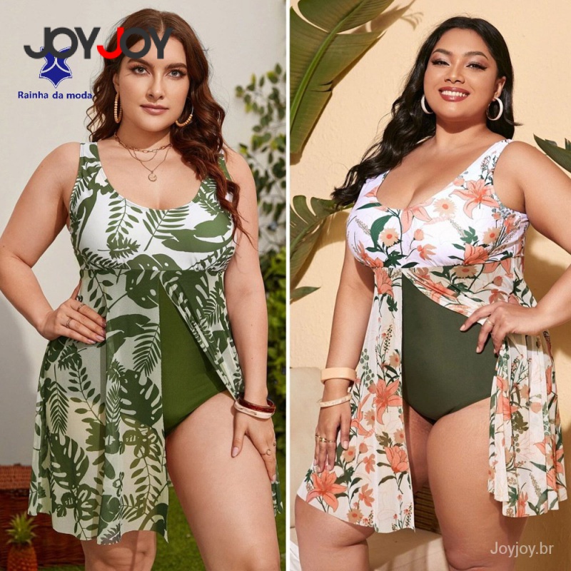 Joyjoy Plus Size  Conservador Uma PeçA Saia Maiô Gordura Mulher Estilo/Uma PeçA Maiô FHMR Do Mulheres
