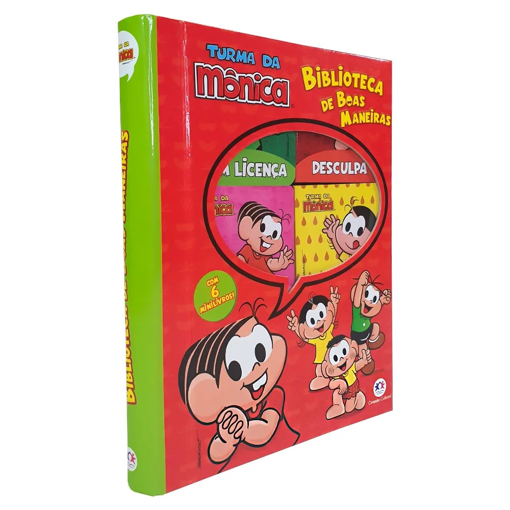 Box com 6 Minilivros Turma da Mônica - Biblioteca de boas maneiras | Ciranda Cultural - Books & Magazines