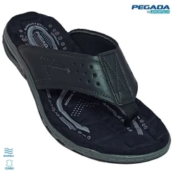 Chinelo Pegada Masculino em Couro Anilina