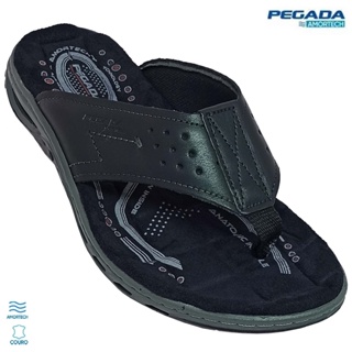 Chinelo Pegada Masculino Em Couro Anilina em Oferta na Shopee