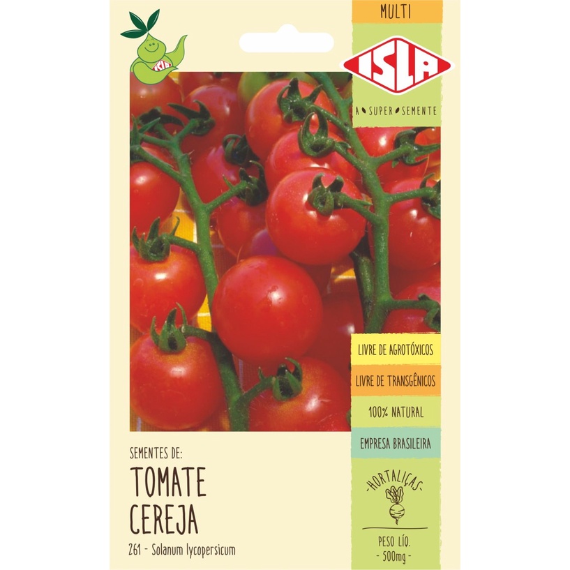 Sementes de Tomate Cereja Vermelho 500mg - Isla Multi em Oferta na Shopee