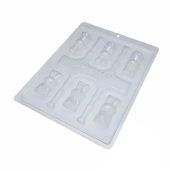 Forma Especial - Coelho Sentado Mini Ref 10132 - 01 Unidade - BWB