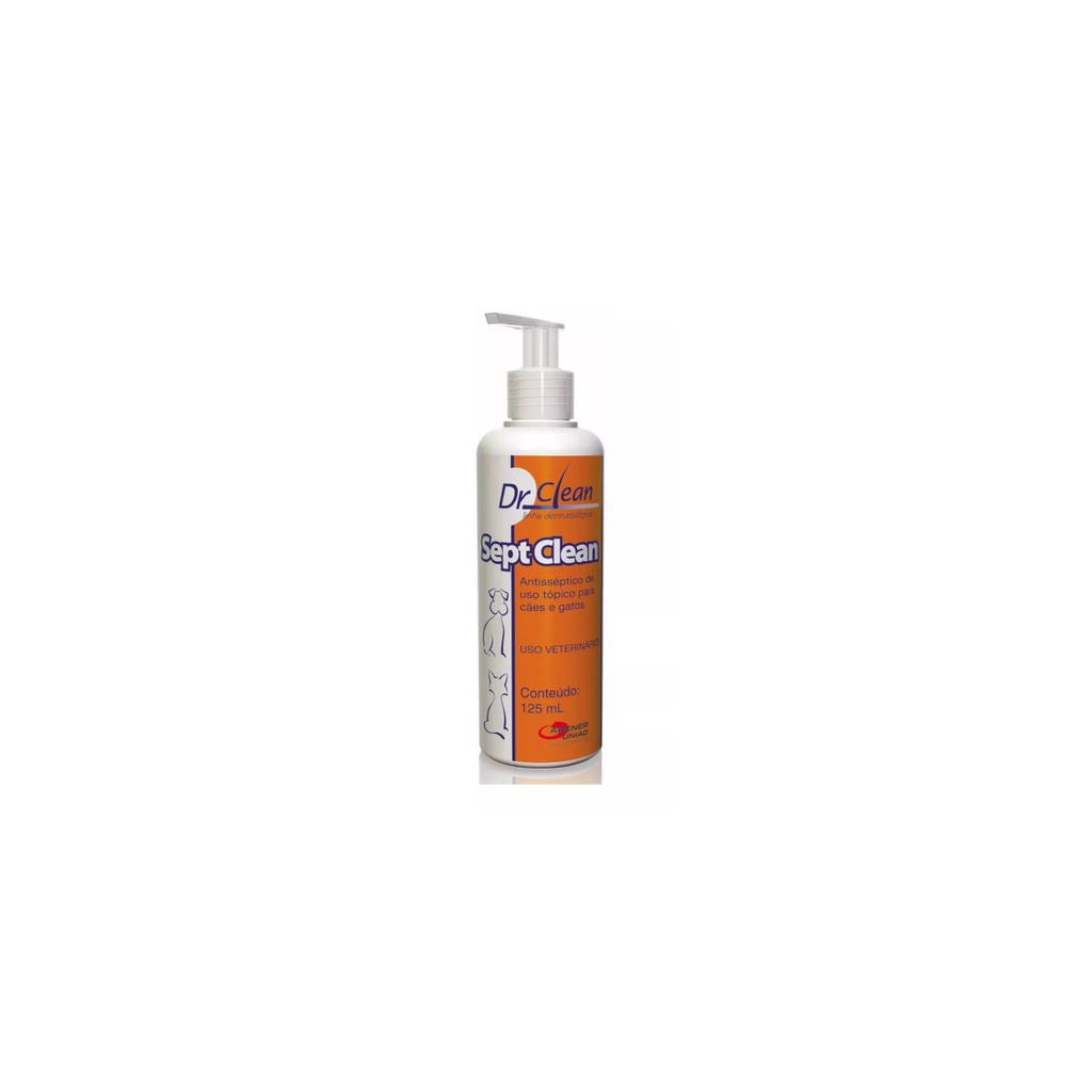 Sept Clean Antisséptico Agener Para Cães e Gatos 125ML - Pets