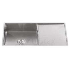 Pia Cuba Cozinha Gourmet Com Bancada Quadrada Inox 304 - CAC0005-C - Tubrax