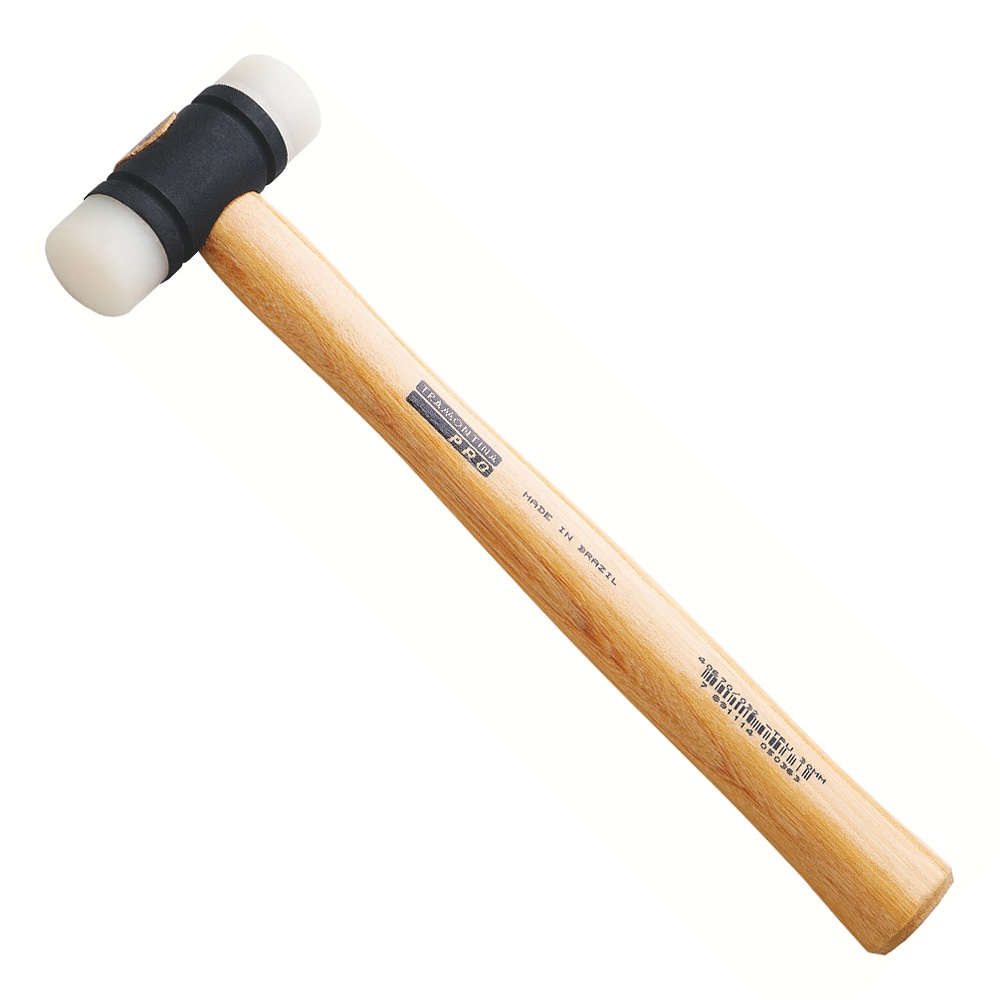Martelo com Borda Plástica 430g Tramontina PRO Cabo de Madeira 40670/042 - Home & Living