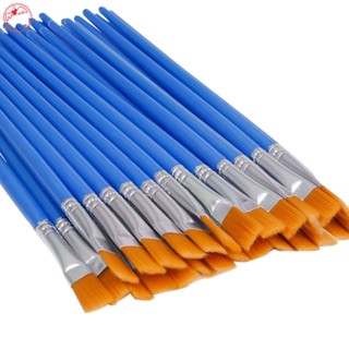 60 Pcs Pincéis Planos Para Pintura Pincel Pequeno A Granel Artesanal De Aquarela DGE