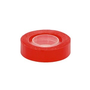 Fita adesiva PP 12mmx33m vermelha Fit-Pel