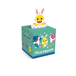 Caixa Pop Up - Baby Shark - Feliz Pascoa - 10 UN - Cromus - Rizzo