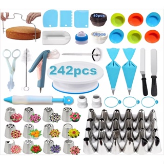 Kit Confeiteiro Profissional Com Bailarina Giratoria Completo com 242 Peças em Oferta na Shopee