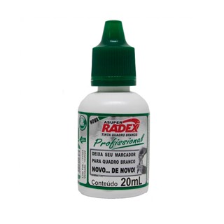 Tinta para pincel de quadro branco 20ml Verde Radex