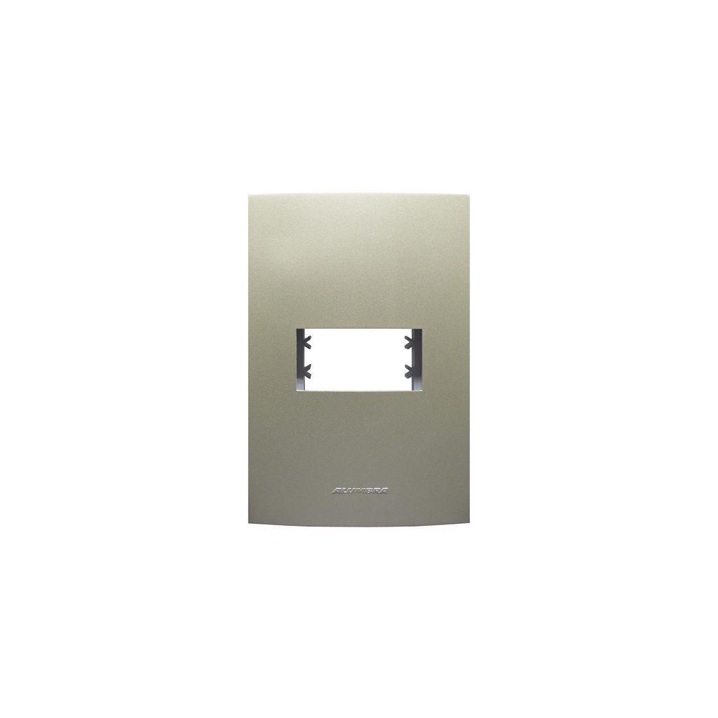 Placa 4x2 1 Módulo Inova Pro Class 85426 Alumbra Champagne