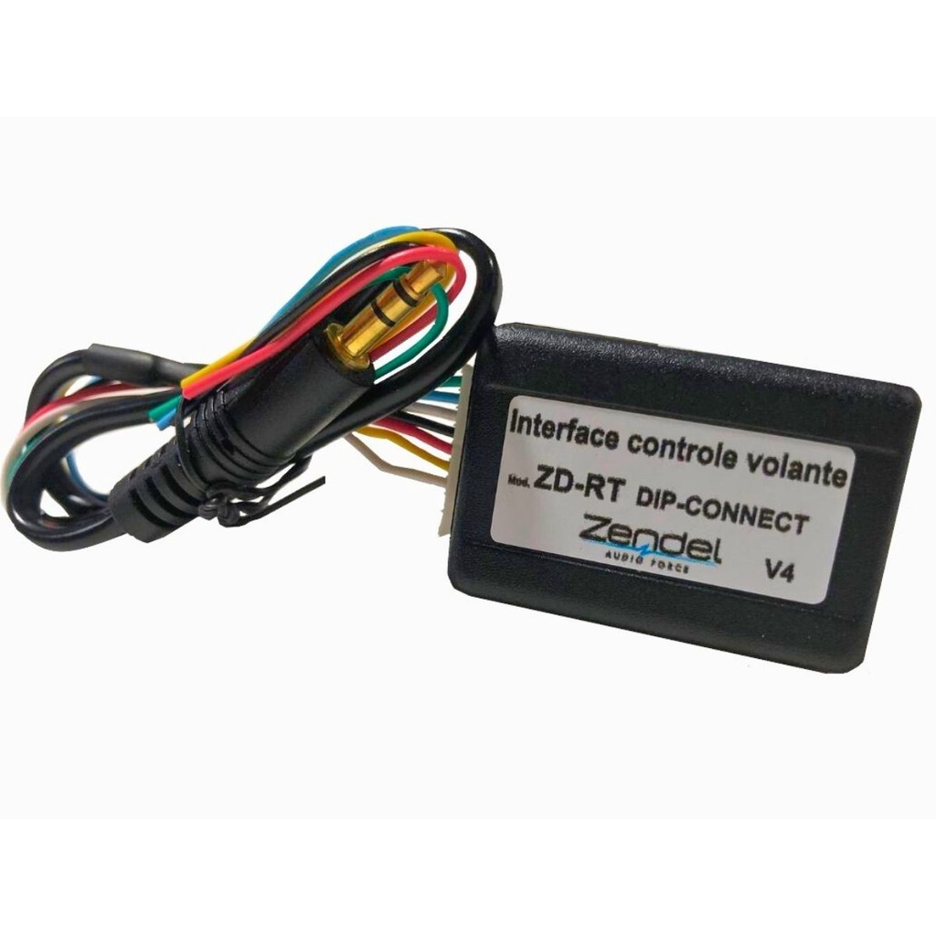 INTERFACE CONTROLE DO COMANDO DO SOM DE VOLANTE ZD DIP CONNECT V4 DISPONIVEL PARA VARIOS MODELOS