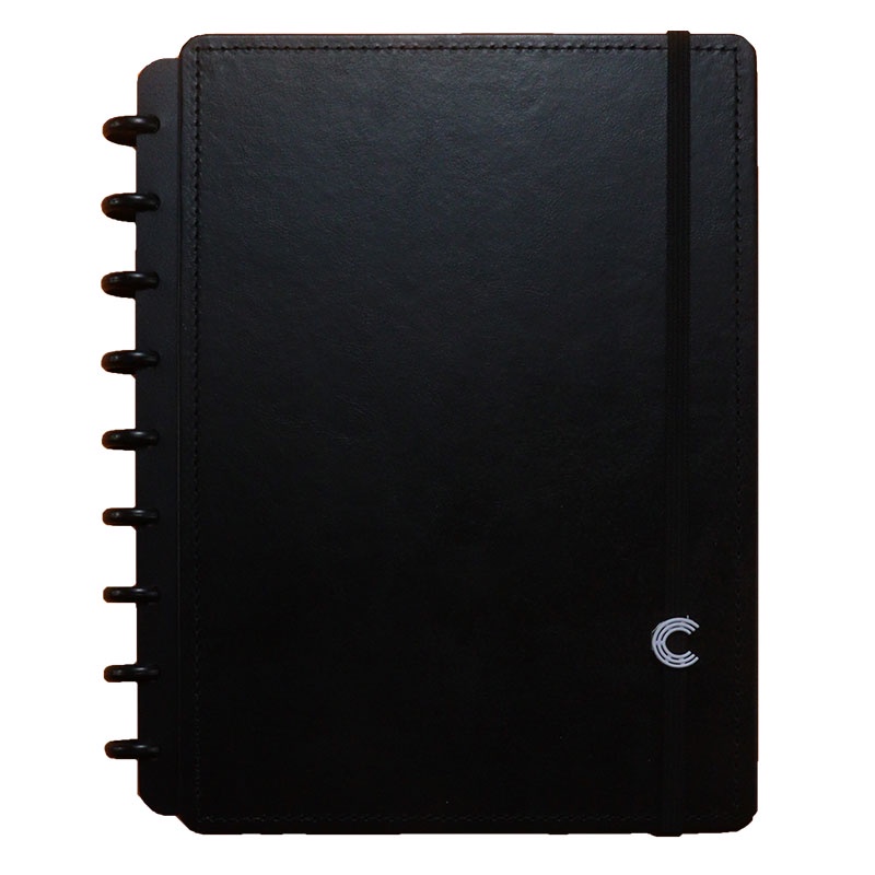 Caderno inteligente médio Basic Black CIMD3090 em Oferta na Shopee