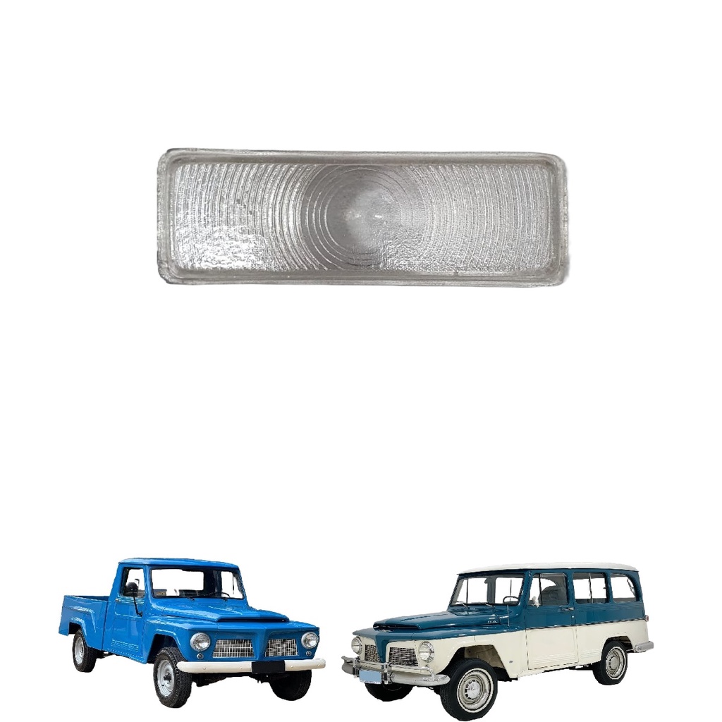 Lente Da Luz De Placa Rural Ford Willys
