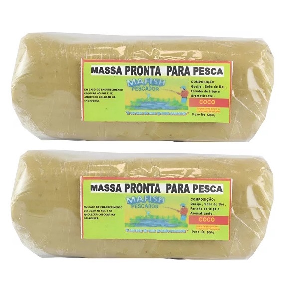 Massa Mafish Fedidinha Coco 1 Kg Massa Pronta