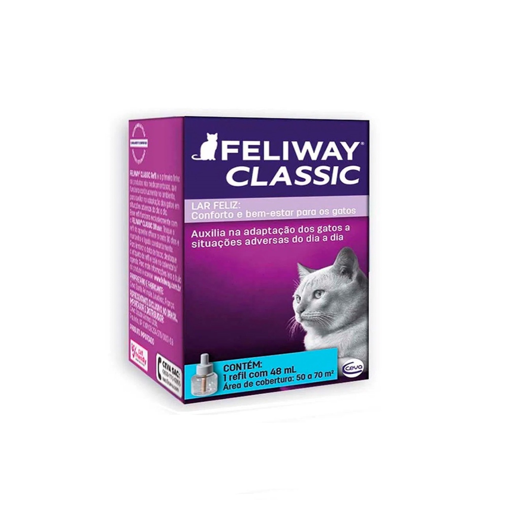 Feliway Classic Refil Com 48ML Para Gatos - Pets