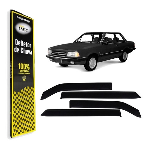 Defletor Calha de Chuva Del Rey 4 Portas Ecoflex