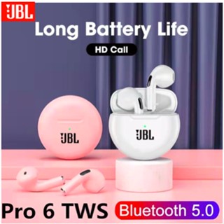 Fone De Ouvido Bluetooth Sem Fio Original Pro6 TWS Controle De Toque 9d Estéreo Para Smartphone