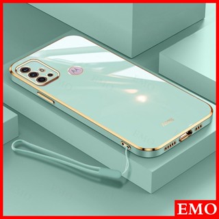 Motorola Moto G30 G20 G10 Caixa Para Telefone Celular G10 Vem Com Drawstring Luxury Straight Edge 6D Protetor Câmera Galvanizada
