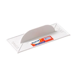 Desempenadeira plástica PVC 07x16cm Para grafiato - Castor