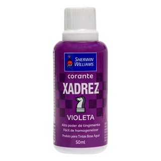 Corante Xadrez Violeta 50ML - SHERWIN WILLIAMS em Oferta na Shopee