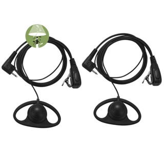 (2 Pacotes) 2Pin Advanced D Shape Clip-Ear Ptt Fone De Ouvido Microfone Para Rádios Motorola 2 Way Gp88S Gp300 Gp68 Gp2000 Gp88 Gp3188 Cp040 Cp1200 A8 A6 A10 A12