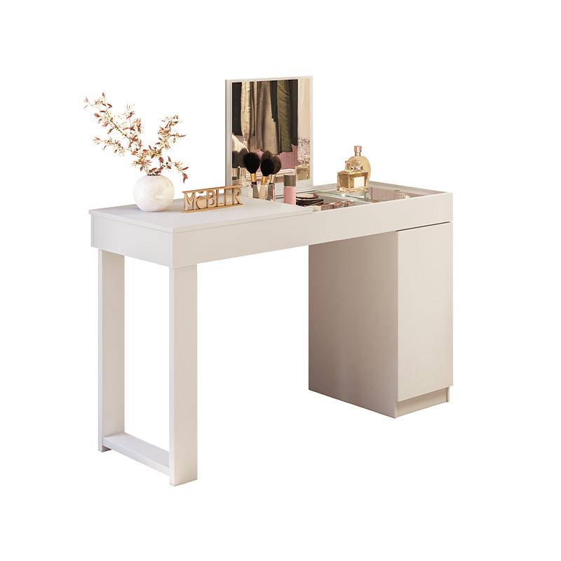 Escrivaninha Penteadeira Love com 1 Porta e Tampo de Vidro em Oferta na Shopee