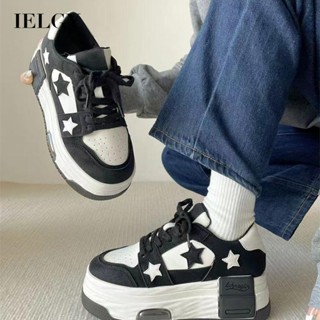 IELGY Esponja De Fundo De Coreana Estrela Sapatos Esportivos Casuais Todos Os Pares De Velhos Mulheres