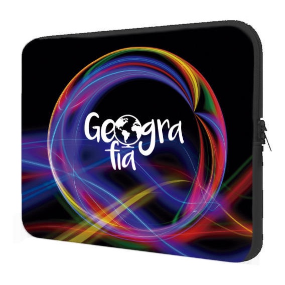 Capa Case Notebook 15.6 Personalizado Geografia