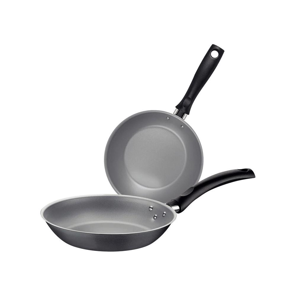 Jogo de Frigideiras Turim Antiaderente em Alumínio Chumbo 2 Peças - Tramontina em Oferta na Shopee