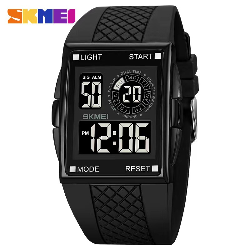 SKMEI 1967 Militares Masculinos 3Bar Contagem Regressiva De Luz LED À Prova D'água Relógios De Pulso Eletrônicos reloj hombre Japão Relógio De Movimento Digital