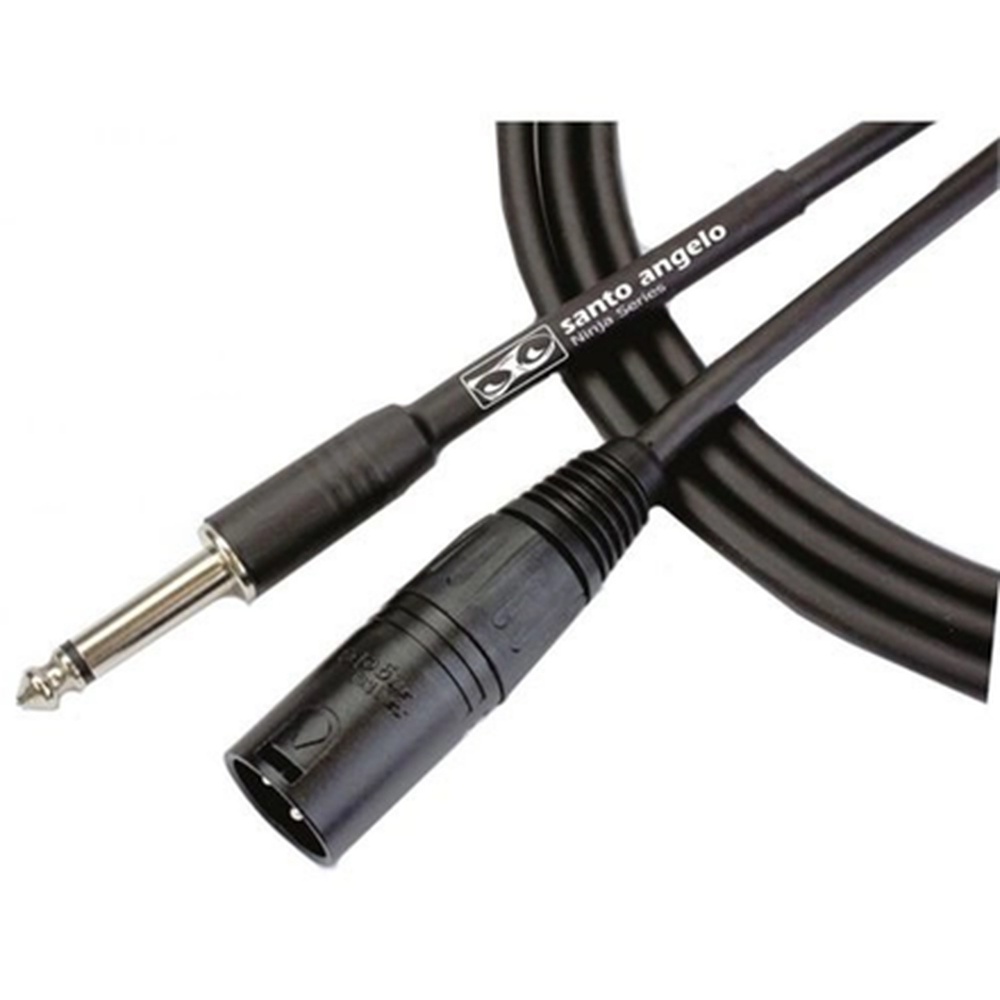 CABO SANTO ANGELO P10/XLR MACHO NINJA NM B 3 METROS
