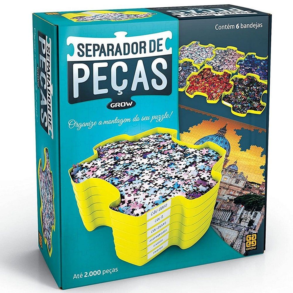 Separador De Peças Puzzle - Até 2000 Peças - Grow