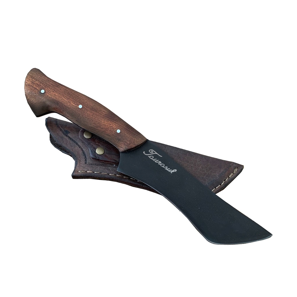 Faca Acampamento, Pesca, Lazer, Aventura 6" Polegadas, Aço Carbono Fosfatizado Fio Incrivel