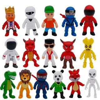 16pcs Stumble Guys Ação Figura Multiplayer Desafio Tipos De Anime Cartoon Jogo De Desenhos Animados Em PVC Coleção De Modelos Brinquedos Infantis Presentes