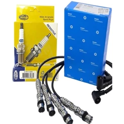 Kit Cabos E Velas De Ignicao Vw Gol Fox Voyage G4 G5 1.6 8v