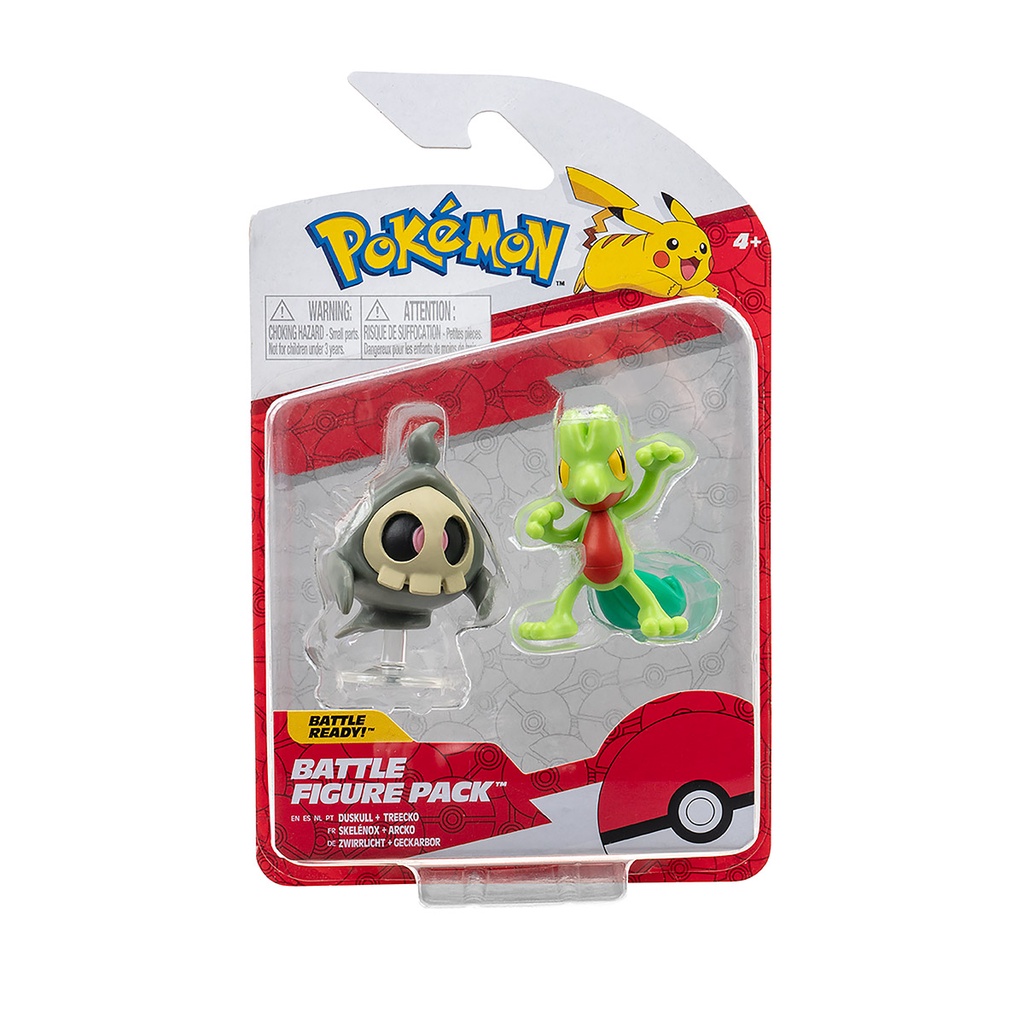 Pokémon -  2 Figuras De Ação Duskull e Treecko - Sunny em Oferta na Shopee