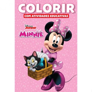 COLORIR ATIVIDADES EDUCATIVAS PRINCESAS DISNEY - MINNIE em Oferta na Shopee