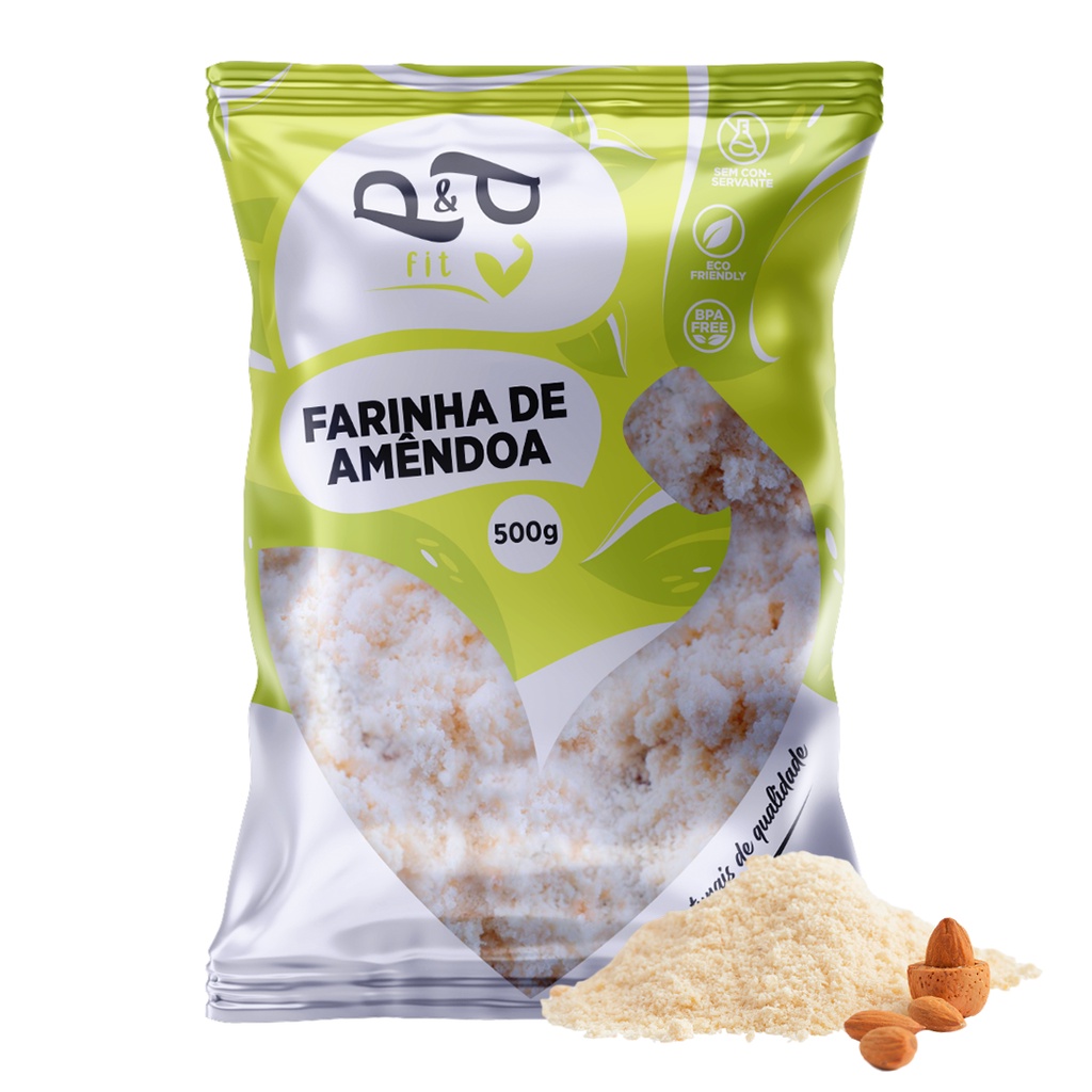 Farinha de Amêndoa Pura  500g - P&P em Oferta na Shopee