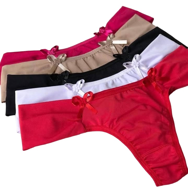 KIT 10 CALCINHAS ASA DELTA LATERAL CONFORTO FIO MICROFIBRA em Oferta na Shopee