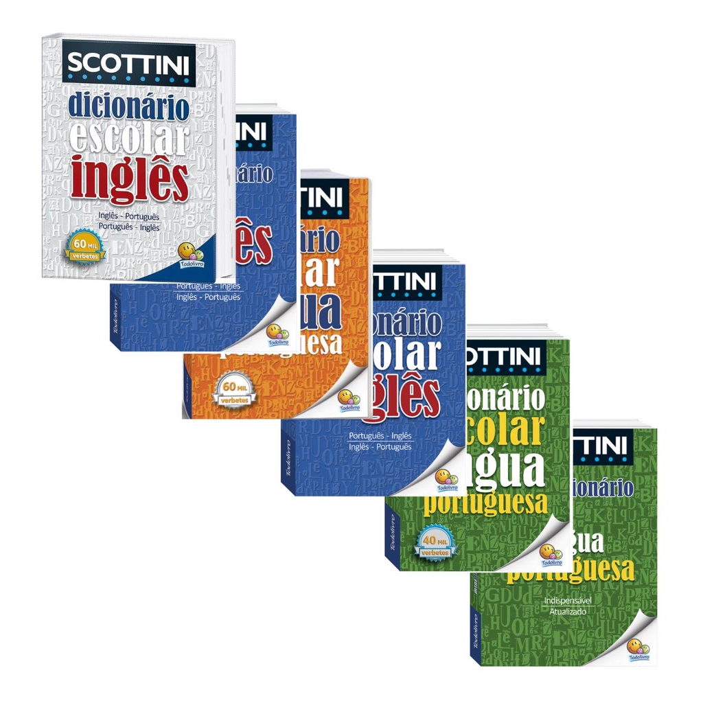 Dicionario de Inglês e Português - SCOTTINI em Oferta na Shopee