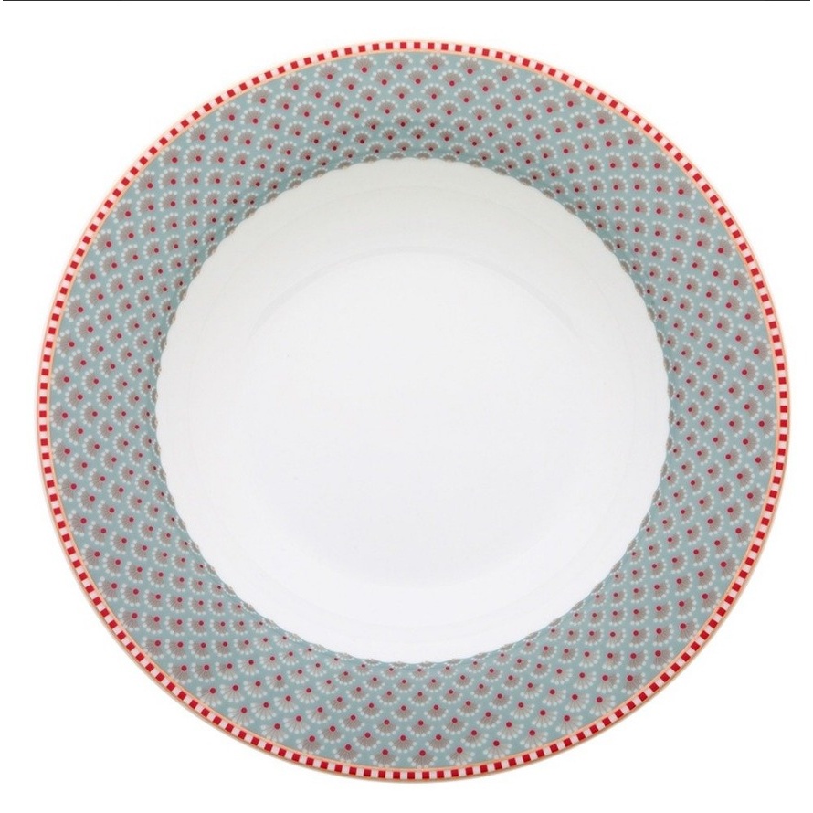 Prato de Sopa Bloomingtales Floral Fantasy Pip Studio Azul Prato Fundo