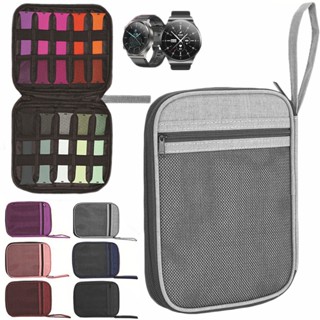 Caixa Organizadora De Relógio Cabo De Dados Portátil Multifuncional Viagem Para O Apple Watch Strap Band Bolsa De Armazenamento Alças