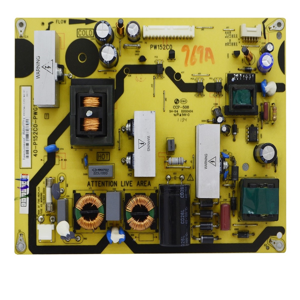 PLACA FONTE PHILCO PH32E PH32M4 40-P152C0-PWG1XG PW152C0 | NOVA