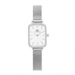 Relógio Feminino Prata Saint Germain Square Harlem Silver