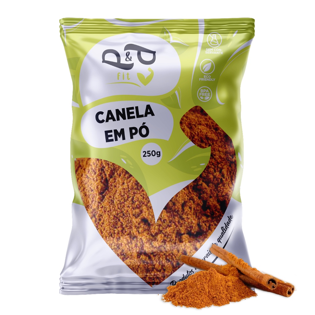 Canela em Pó Pura 250g - P&P em Oferta na Shopee