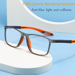 TR90 Óculos De Leitura Esportiva Ultralight Anti-blue Light Presbyopia Femininos Homens Óptica De Visão Longa Diopters To + 4.0