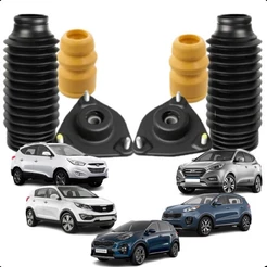 Kit Coxim Coifa Batente Amortecedor Dianteiro Ix35 Sportage