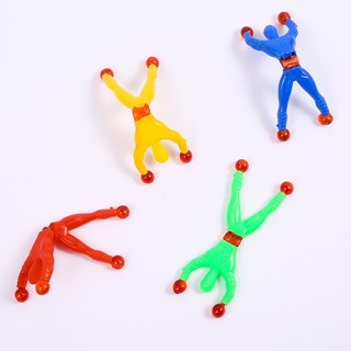 Kit 5 Boneco Gruda e Desce na Parede Ninja Color homen aranha